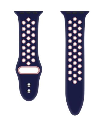 China Removable Sport Digital Watches Straps Band 38 40 Mm 42 44 Mm Smart Watch Silicone Watch Bands for sale