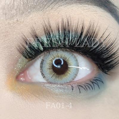 China Cool Wholesale HEMA+NVP Liangguo Madame La Girl Collection Color Eye Contact Lenses for sale