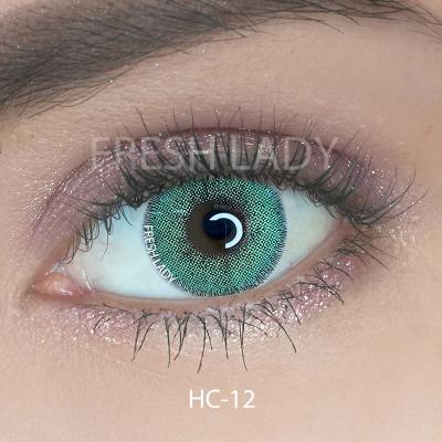 China HEMA+NVP Liangguo Fresh Lady Natural Wholesale Esmeralda Color Contacts for sale