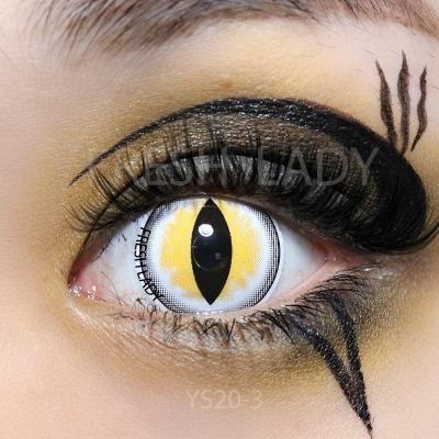 China Wholesale HEMA+NVP Liangguo Cool Lady Cat Eye Cosplay Contact Lenses for sale