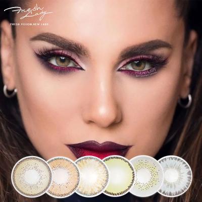 China HEMA Factory Price Manufacturer Supplier Glitter Contact Lenses Glitter Galaxy Sclera Lens for sale