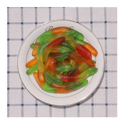 China Natural NEON GUMMY WORMS BULK PACK AVAILABLE FOR CUSTOM SIZE for sale