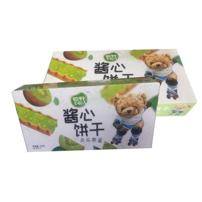 China Kiwi Flavor Jam Regular Cookies 125g for sale