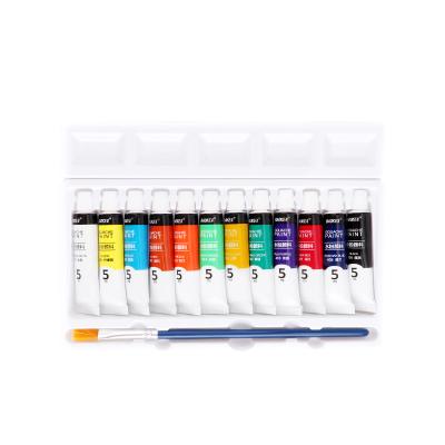 China Baoke 12 Strokes Smooth Colors Gouache Paint Set Artist Wholesale Bulk Cheap Wp Gouache Paint Pen Tube 5ml Gouache Paint Paint 804-12 for sale