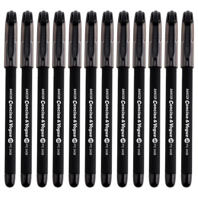 China 0.28mm Pen Black Ink Normal Rubber Outer Nose Gel for sale