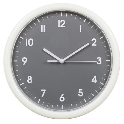 China Wholesale small quantity plastic wall clock lens (none of glass) ready in stock low price plastic wall clock for sale