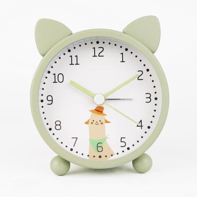 China Animal Shape Animal Shape Cute Design Metal Alarm Clock Kids Bedroom Alarm Clock for sale