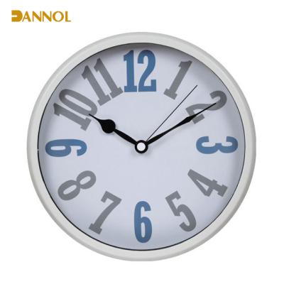 China Modern Design Funny Numbers Crafted Plastic Watch 12 Inch Wall Clock Dining Room Wall Decor Wallpaper Wall Art Items for sale