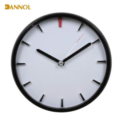 China Industrial designed black and white of Reloj de Pared index 3D plastic industrial style 3D wall clock for sale