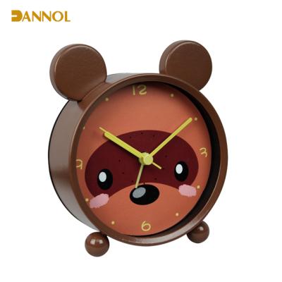 China Animal Shaped Metal Case Return Gifts For Kids Modern Novelty Gift Animal Shape Desktop Alarm Clock for sale