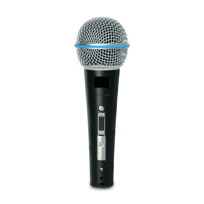 China Portable Handheld Karaoke Player MY MIC OEM SM-58A Karaoke Microphone Wired Professional Stage Performance Handheld Mic For KTV Recording Vocal Singing for sale