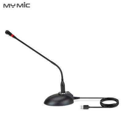 China Professional Conference Microphone MY Professional MIC EJU01 Gooseneck Condenser Mic Desktop USB Conference Microphone For Meeting Room for sale