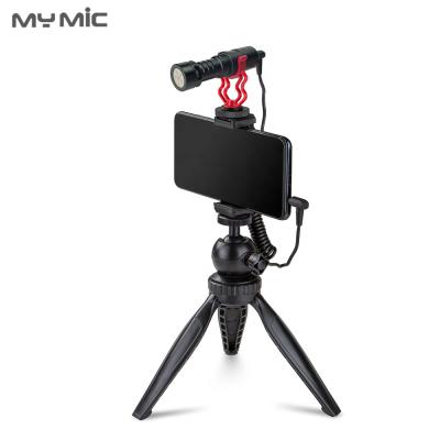 China New Lightweight Handheld Microphone Model CF04 Condenser MIC Camera Interview Shotgun Recording Microphone For Video Recording VLOG Smartphone DSLR for sale