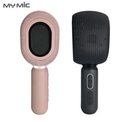 China New KMC500 Amazon Model Handheld Wireless Microphone & Speaker Protable Condenser Portable Echo Karaoke MIC For Mobile Phone Family KTV for sale