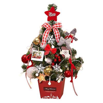 China Wholesale Christamas Home Decoration 2021 Christmas Tree Home Festival Table Top Decoration Desktop Gift Mini for sale