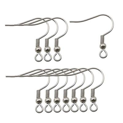 China 316L Stainless Steel Surgical Steel Earring Hooks Findings 316L With 3mm Jump Ring Packing 10000 Pcs/5000 Pairs for sale