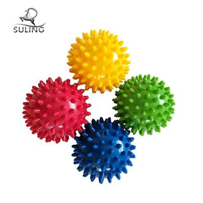 China Firm Deep Tissue Foot, Back, Plantar Fasciitis All Over Body Tissue Muscle Therapy 7.5Cm Lacrosse Massage Deep Spike Ball for sale