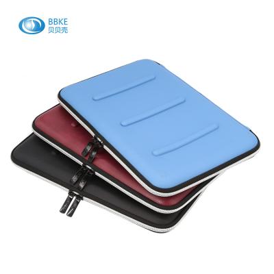 China Large Portable Thick Eva Foam Hard Laptop Case Eva Hard Shell Shockproof Laptop Sleeve Thick Filter Mount With Leather Cover for sale