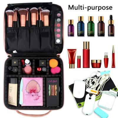 China Top Of Dress Selling Travel Makeup, Classic Makeup Cosmetic Case Organizer Portable Artist Storage Bag for sale