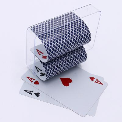 China 100% Waterproof Plastic Material PVC Plastic Playing Cards Casino Normal Type for sale