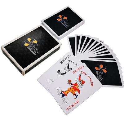 China Souvenirs / Wholesale Entertaiment Game Cards Design Waterproof Plastic Custom Printing Black Playing Cards OEM ODM Game Card PVC Poker Card Manufacturer For Adults for sale