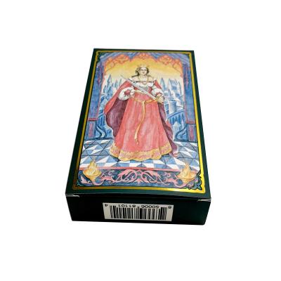 China Wholesale Custom Printing High Quality Oracle Tarot Cards Pack Witch Divination Tarot Paper Playing Game Cards With Book Party Games for sale