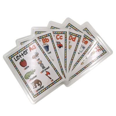 China Memorabilia / Entertaiment Game Cards Lamination Game Card Custom Printed Paper Children Education Study Flash Cards With Durable Seal Packaging Plastic Wrap for sale