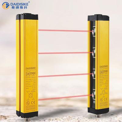 China Factory direct sale gate device safety protection laser reer light curtain safety 24v dc infrared safety hand for sale