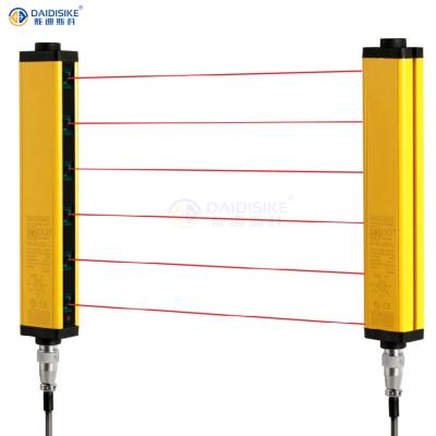 China Security light screen double-output NPN/PNP dual-channel photoelectric hand sensor new safety curtain light type for sale