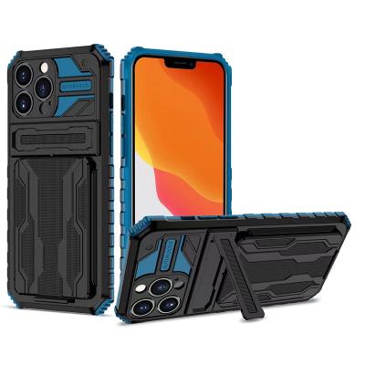 China Best Selling Shockproof King Kong Kickstand Card Slot Cell Phone Case For iphone 13 Pro Max Case for sale