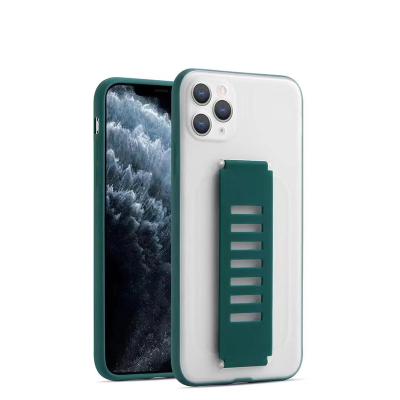 China 2020 Hot Selling Matte Silicon Stand Phone Case Shockproof Scratch Anti Latest Protector Phone Case For iphone 11 Pro Max Case for sale