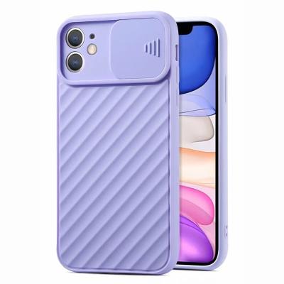 China Hot Selling Shockproof Slide Camera Lens Protector TPU Cell Phone Case For iphone 11 Case for sale