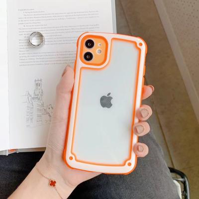 China Protect Cell Phone Anti Slip Shockproof Scratch Transparent High Quality Clear Acrylic PC With TPU Phone Case For iphone 11 Case for sale