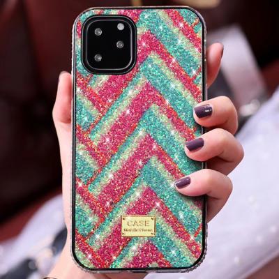 China Protect Mobile Phone Anti Scratch Diamante TPU Bling Mobile Phone Case Anti Slip Shockproof For iPhone 11 Pro Case for sale