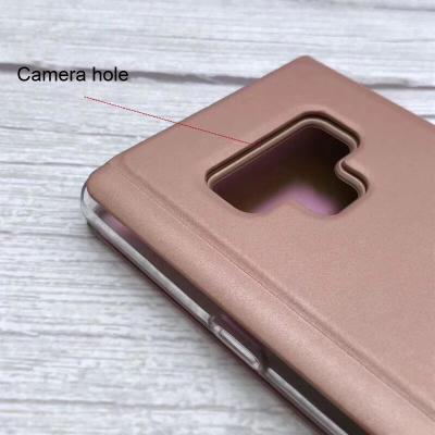 China Protect Cell Phone Clear View Position Cover For Samsung Galaxy Note 9 Case for sale