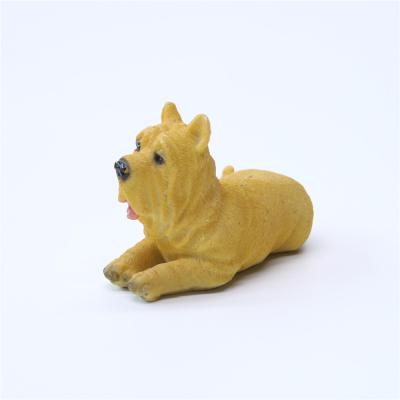 China Wholesale Europe Resin Sculpture Dog Animal Polyresin Dog Statue Figurines Garden Decoration for sale