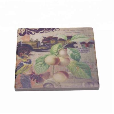 China Water Sustainable Accessories Table Retro Drink Coasters Set Ceramic Mug Mat Souvenir Gifts for sale