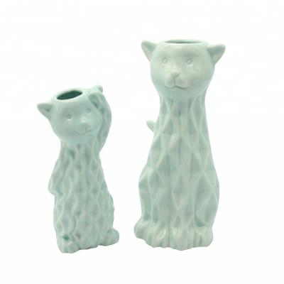 China Eco - Friendly Animal Shaped Ceramic Decoration Tall Home Vases for sale