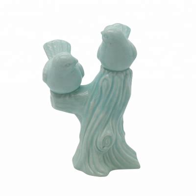 China Wholesale Home Accessories Eco - Friendly Glazed Ceramic Decorative Love Birds for sale