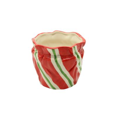 China Simply Wholesale Christmas Ceramic Flower Pots For Sale Ceramic Flower Pots for sale