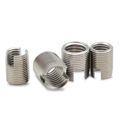 China Industry 302 Stainless Steel Slotted Tapping Screw Sleeve , Slotted Self Tapping Insert Fasteners To Increase Thread Strength for sale