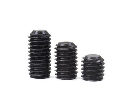 China Hexagon Flat Socket Carbon Steel Head Set Screws With Flat Point, End Hex Socket Flat Set Screws For Reinforce Fasteners for sale