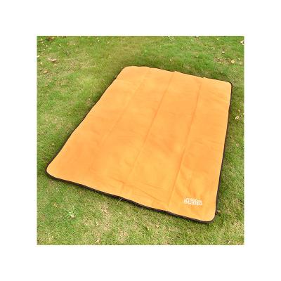 China Portable Foldable Rise Mat For Picnic Camping Traveling Anti-Static Outdoor Camping Picnic Mat Waterproof Polor Fleece Beach Picnic Grass for sale