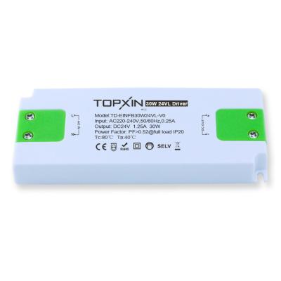 China Super Slim Free Constant Voltage Led Driver Comply of Flashing LED Downlights 30W 24V with CE Compliance for sale