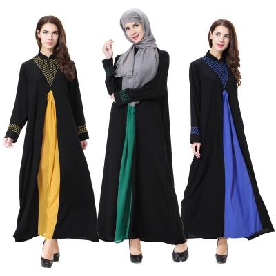 China Cotton Ramadan Abayas Muslim Hijab Dress for Women Abaya Dubai Turkey Islam Clothing Kaftan Robe Longue Longue Femme Musulmane Vestidos Largos for sale