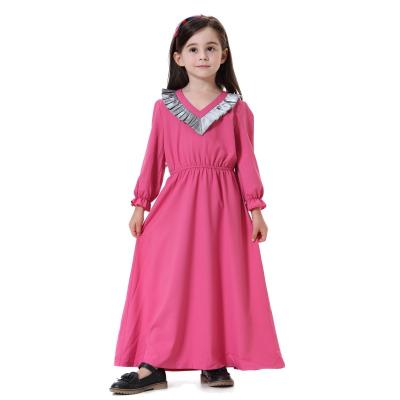 China Other Islamic Clothing Ramadan Fashion Burka Scarf + Abaya Hijab Skirt Kids Girls Dubai Kaftan Arabic Muslim Prayer Maxi Dress Big for sale