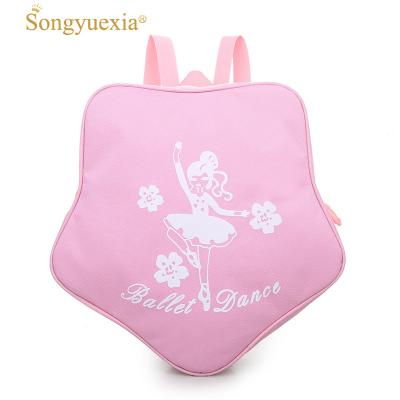 China 1Pc Other Star Design Pink Ballet Bags For Girls Printed Backpack For Princess Dance Bags Dancing Ballerina Bags for sale