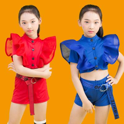 China Jazz Style Girl Show Dance Marching Costume Sets Songyuexia Children Chinese Costume for sale