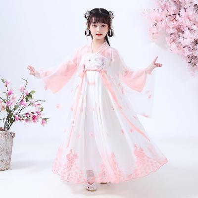 China Children's costume dance fairy performance dresses primary school beautiful child's school uniform bridesmaid Chinese national child T01 for sale