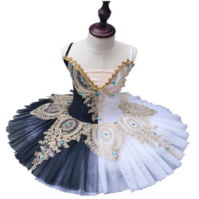 China New Professional Swan Lake Prop Tutus Adult Black White Ballet Clothes Tutu Skirt For Women Dancer Dress Party Dance Costume for sale